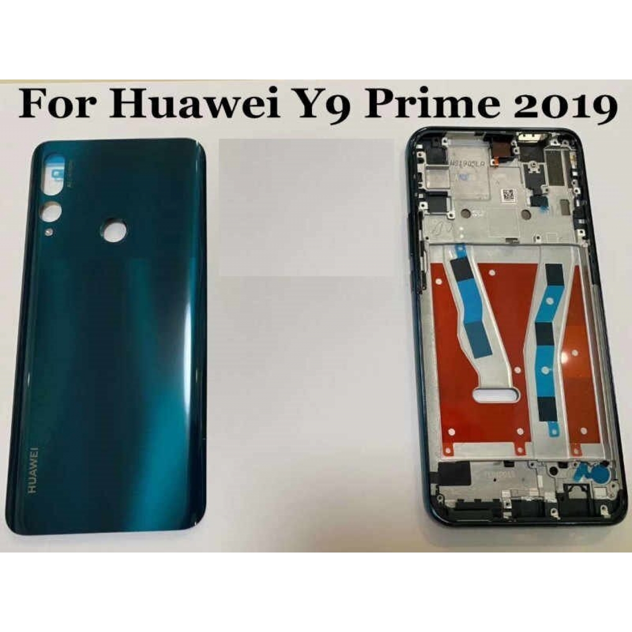 Huawei Y9 Prime 2019 STK-L21 Arka Kapak Batarya Kasa Pil Kapağı Housing Back Cover Dahil