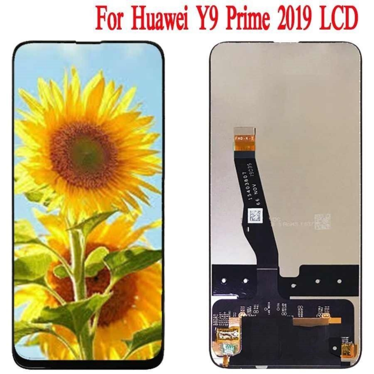 Huawei Y9 Prime 2019 STK-L21 Lcd Ekran Dokunmatik Komple Panel Çıtasız
