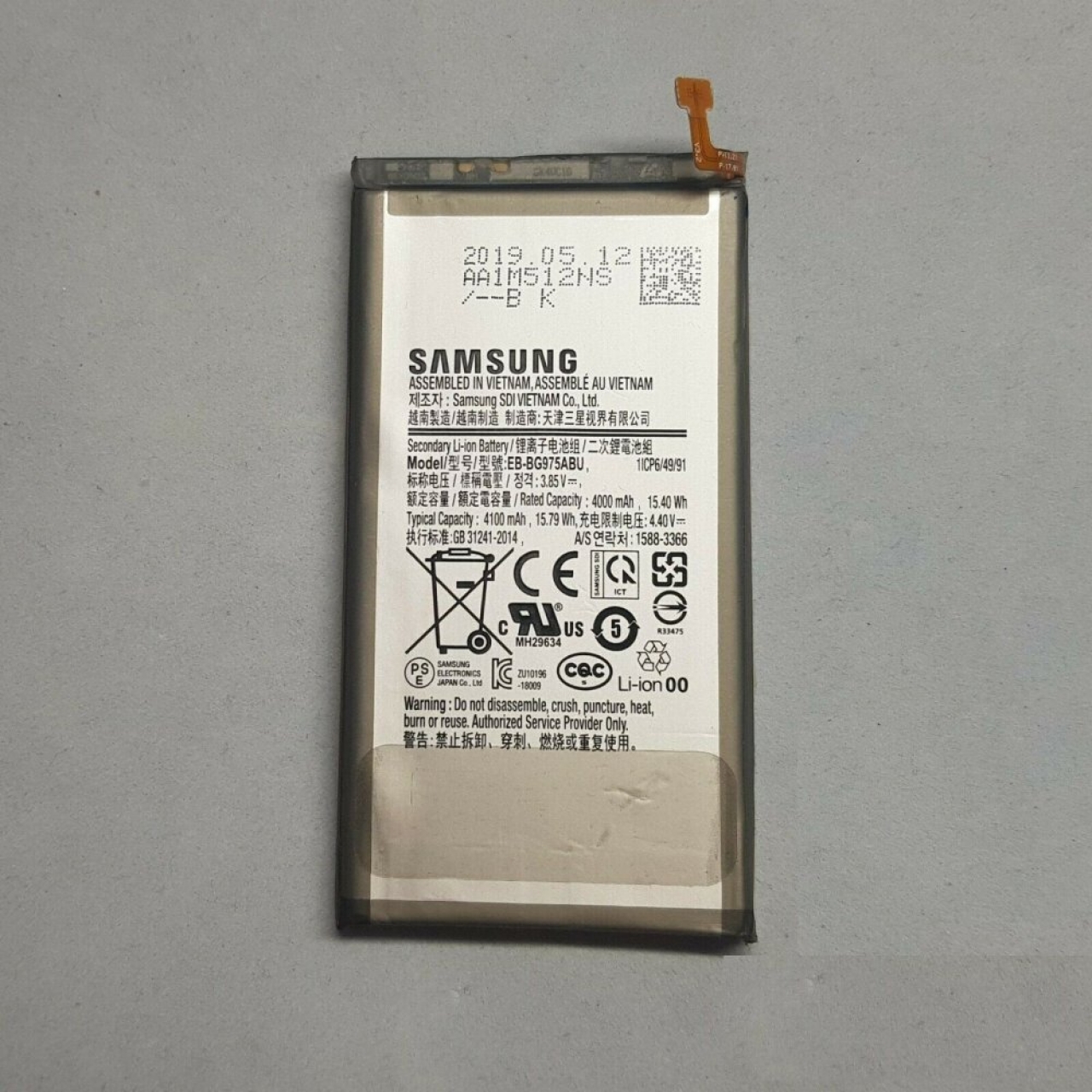 Samsung G977 S10+ S10 Plus Pil Batarya Battery EB-BG975ABU