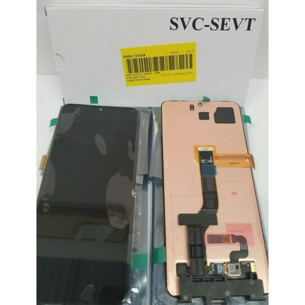 Samsung G985 S20+ S20 Plus Lcd Ekran Dokunmatik Komple Panel Çıtasız