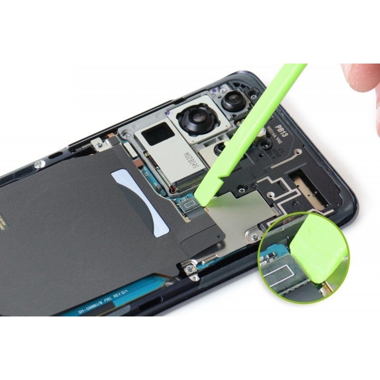 Samsung G988 S20 Ultra Kablosuz Şarj Modulü Filmi Wireless Charger NFC Antenna Flex Cable