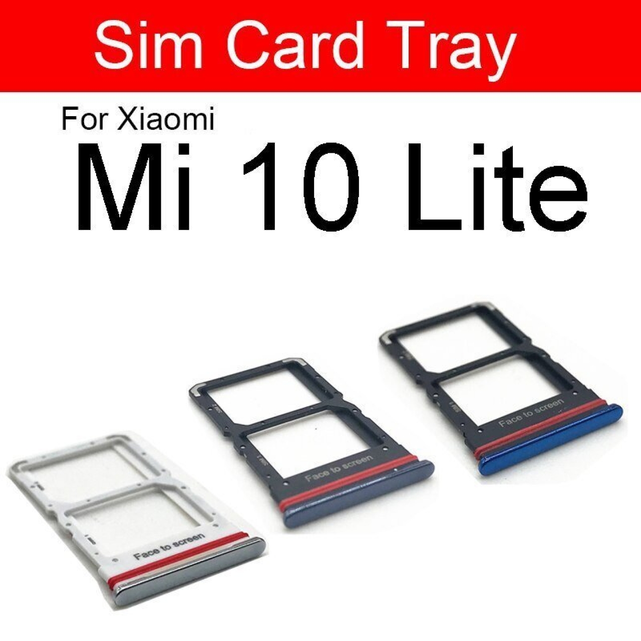 Xiaomi Mi 10 Lite M2002J9G Sim Aparatı Demiri Tepsisi Tray Slot