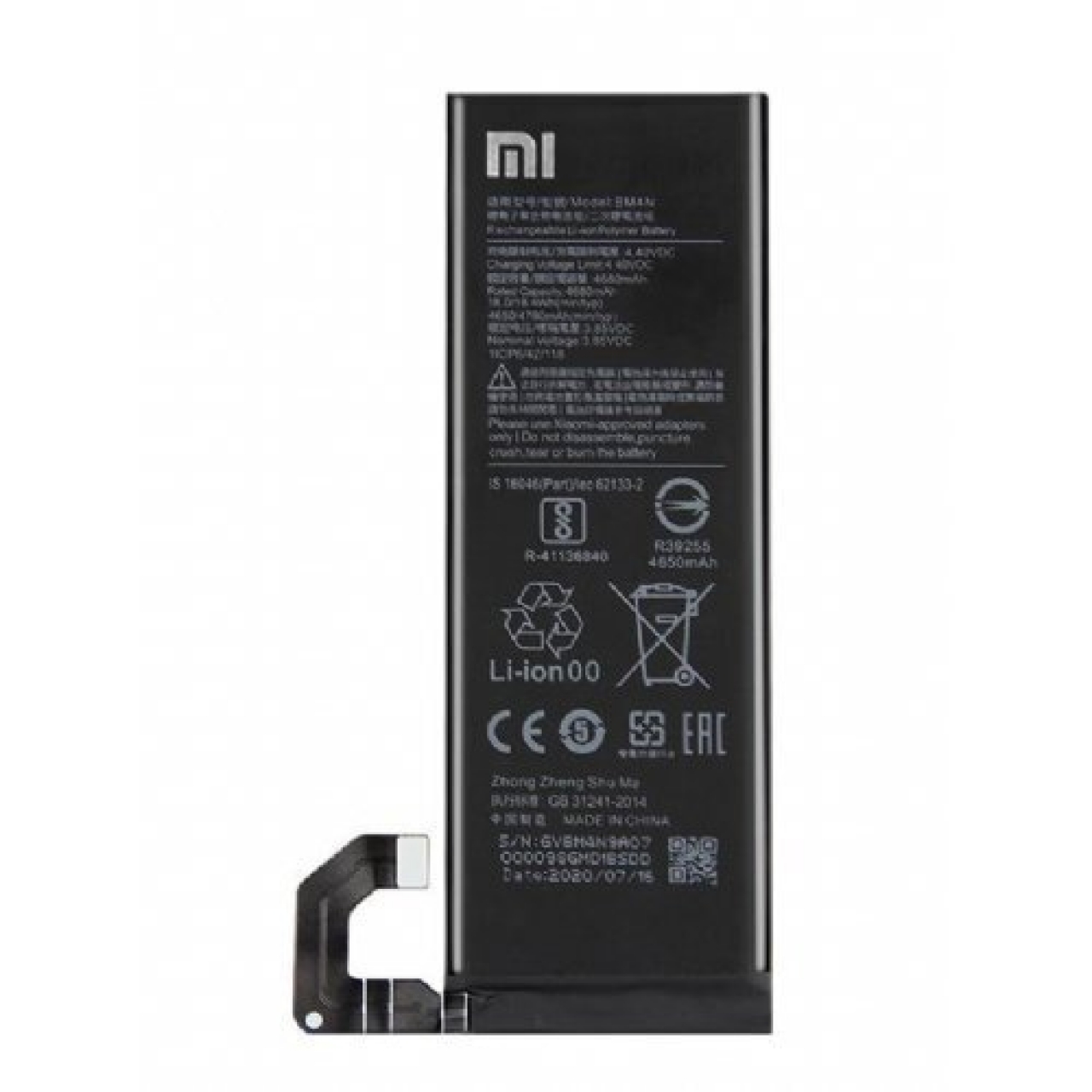 Xiaomi Mi 10 PRO M2001J1E BM4N Pil Batarya Battery