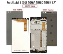 Alcatel 5 A5 5086Y Lcd Ekran Dokunmatik Komple Panel Çıtalı