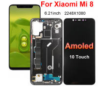 Xiaomi Mi 8 M1803E1A Lcd Ekran Dokunmatik Komple Panel Çıtalı Amoled