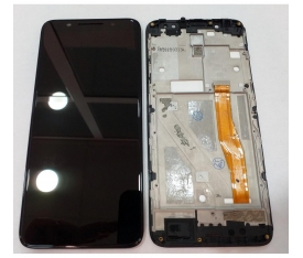 Alcatel 3X 5058 Lcd Ekran Dokunmatik Çıtalı With Frame