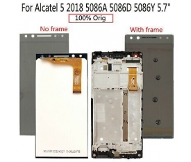 Alcatel 5 A5 5086Y Lcd Ekran Dokunmatik Komple Panel Çıtalı