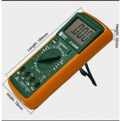 Dijital Ölçü Aleti Multimetre BEST DT9205M
