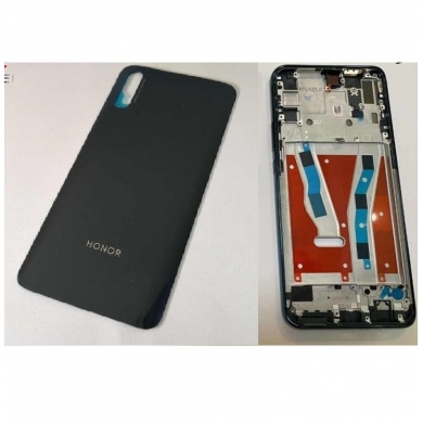 Huawei Honor 9X STK-LX1 Arka Kapak Batarya Kasa Pil Kapağı Housing Back Cover Dahil