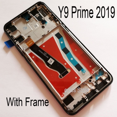 Huawei Y9 Prime 2019 STK-L21 Lcd Ekran Dokunmatik Komple Panel Çıtalı