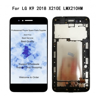 Lg K9 2018 Lmx210 X210 Lcd Ekran Dokunmatik Çıtalı Komple Panel