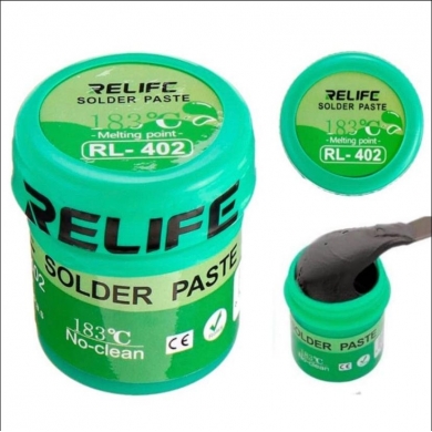 RELIFE RL-402 Krem Lehim Solder Paste 183C NoClean Sn63/Pb67 40GR