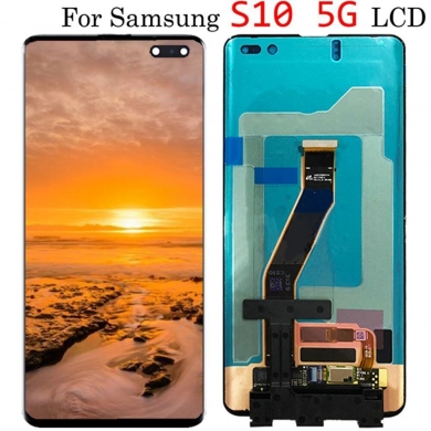 Samsung G977 S10 5G Lcd Ekran Dokunmatik Komple Panel Çıtasız