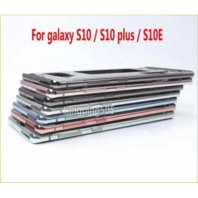 Samsung G977 S10+ S10 Plus Arka Kapak Batarya Kasa Pil Kapağı Housing Back Cover Dahil