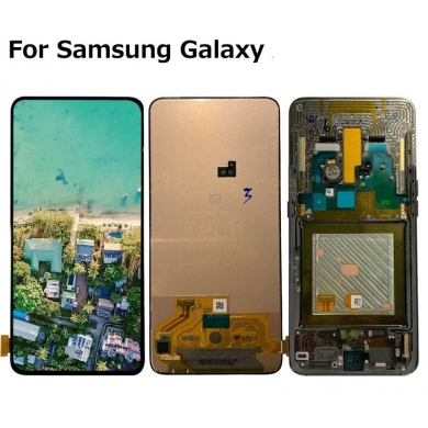 Samsung Galaxy A805 A80 Lcd Ekran Dokunmatik Komple Panel Çıtalı Oled